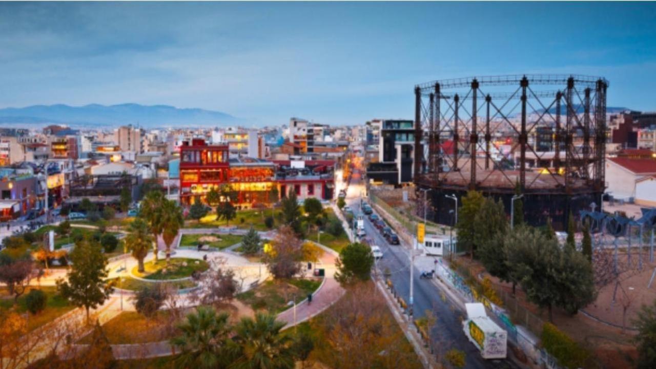 D&E Technopolis Apartments Athen Eksteriør billede